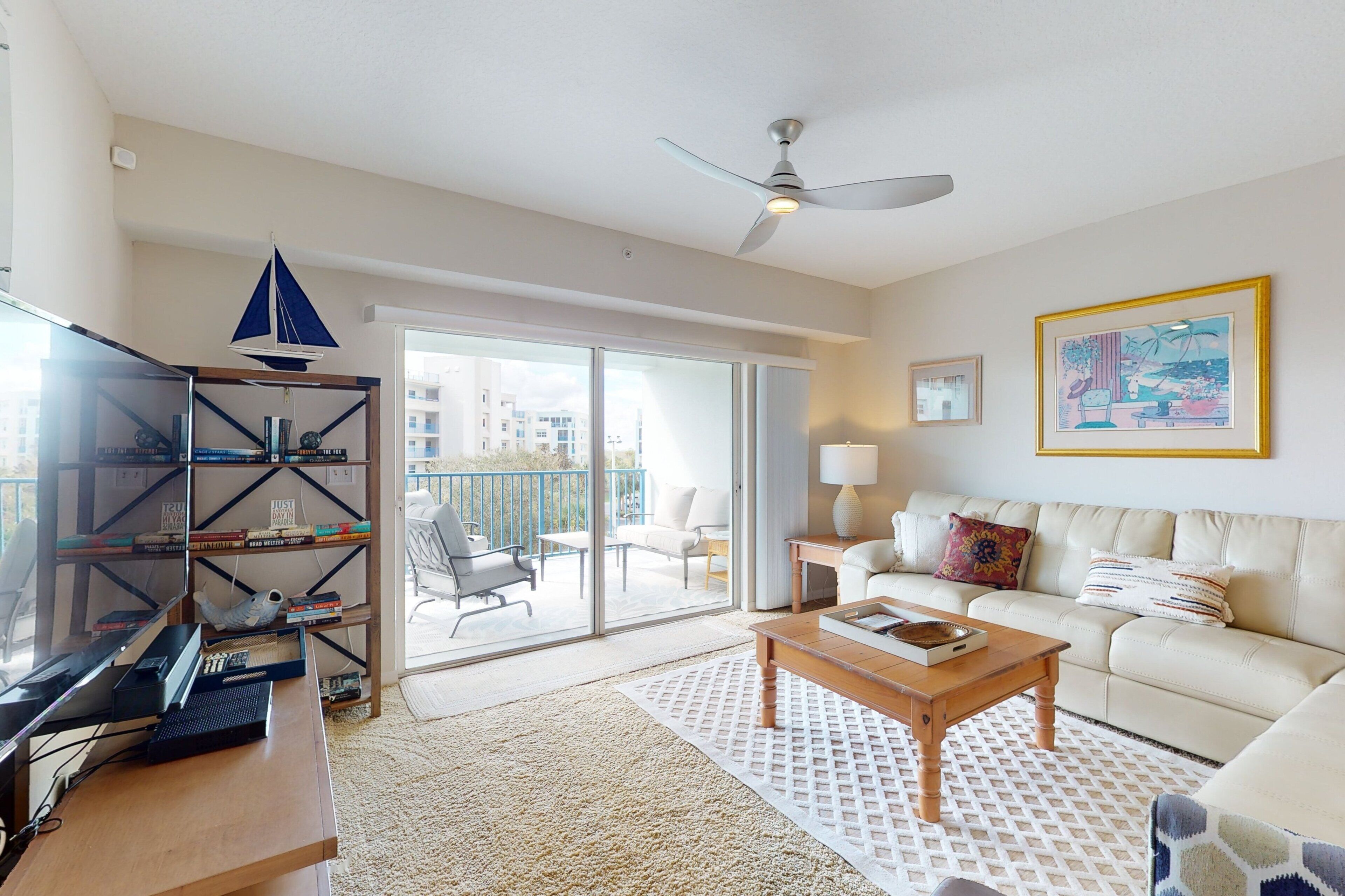 Condo, Multiple Beds, Balcony, Ocean View (NSB Oceanwalk 1-405) | Living area