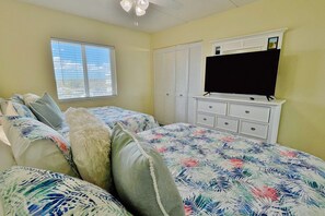 Condo, Multiple Beds, Balcony, Ocean View (NSB Pelican 303E) | 1 bedroom, individually decorated, individually furnished, bed sheets - Pelican (New Smyrna Beach)