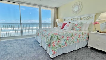 شقة - عدة أسرّة - بشرفة - بمنظر للمحيط (NSB Pelican 303E) | 1 غرفة نوم وبديكورات فريدة لكل غرفة وطراز فريد لكل وحدة وملاءات أسرّة