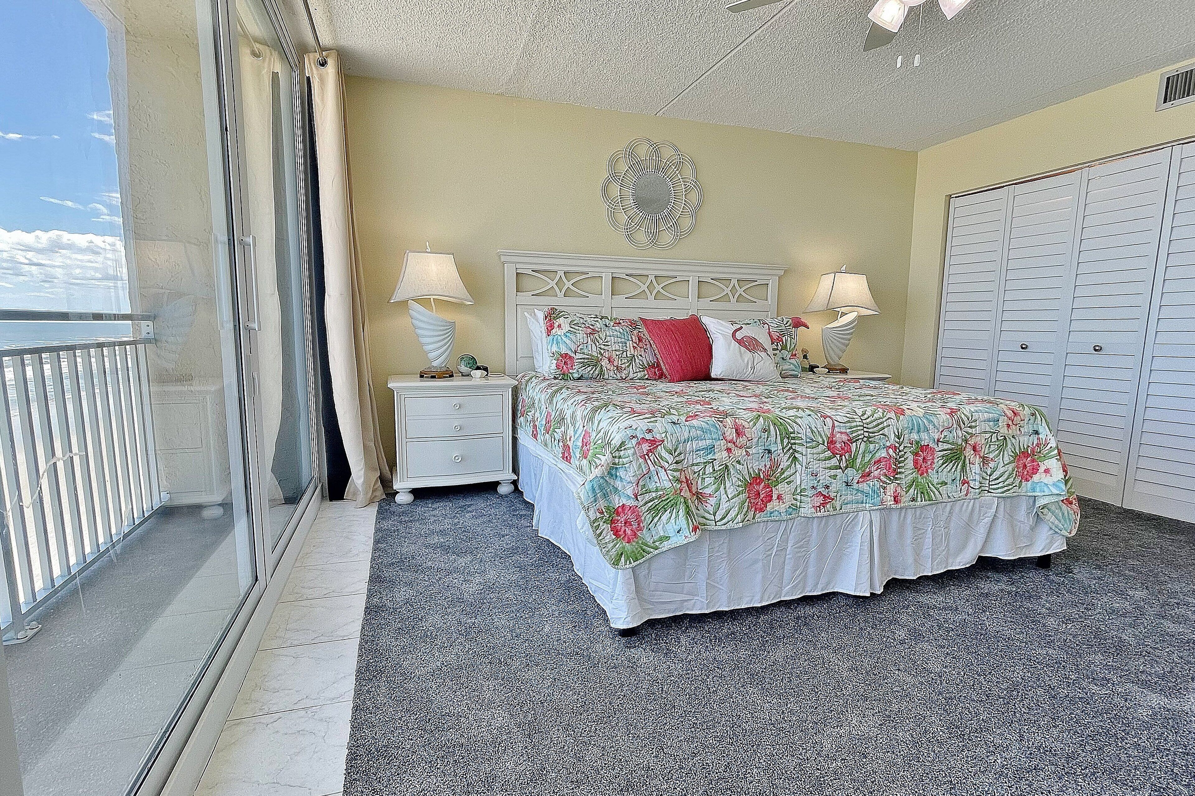 Condo, Multiple Beds, Balcony, Ocean View (NSB Pelican 303E) | 1 bedroom, individually decorated, individually furnished, bed sheets