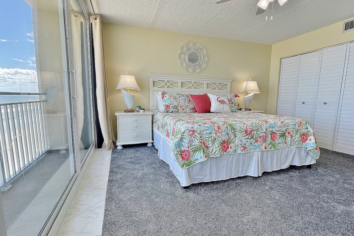 Condo, Multiple Beds, Balcony, Ocean View (NSB Pelican 303E) | 1 bedroom, individually decorated, individually furnished, bed sheets