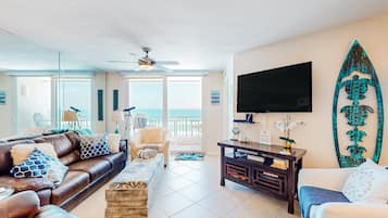 Condo, Berbilang Katil, Balcony, Beach View (Ponce Inlet Southpoint 510) | Ruang tamu