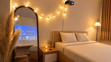 Deluxe tweepersoonskamer | Luxe beddengoed, een strijkplank/strijkijzer, gratis wifi