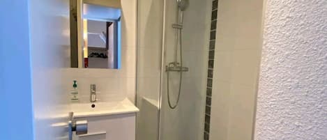 Shower, hair dryer