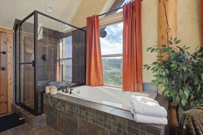 Bathroom - Bear Lake Overlook Lodge | Epic Themed Lodge w/ Hot Tub, Game Loft, Fire Pit! (Garden City)