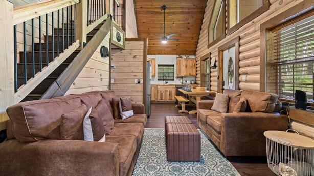 Unclassified image, 1 of 27, button - Peaceful 3-Bedroom Cabin in Sevierville with Cozy Charm (Sevierville)