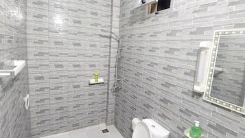 Handdoeken, zeep, toiletpapier