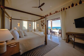 6 bedrooms, desk, iron/ironing board, WiFi - Kupuri 26 | Oceanview Luxury Villa, Punta Mita (Desarrollo Punta Mita)
