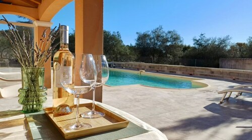 Beautiful vacation home with enclosed garden and private swimming pool