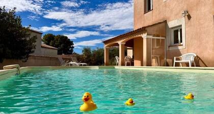 Beautiful vacation home with enclosed garden and private swimming pool
