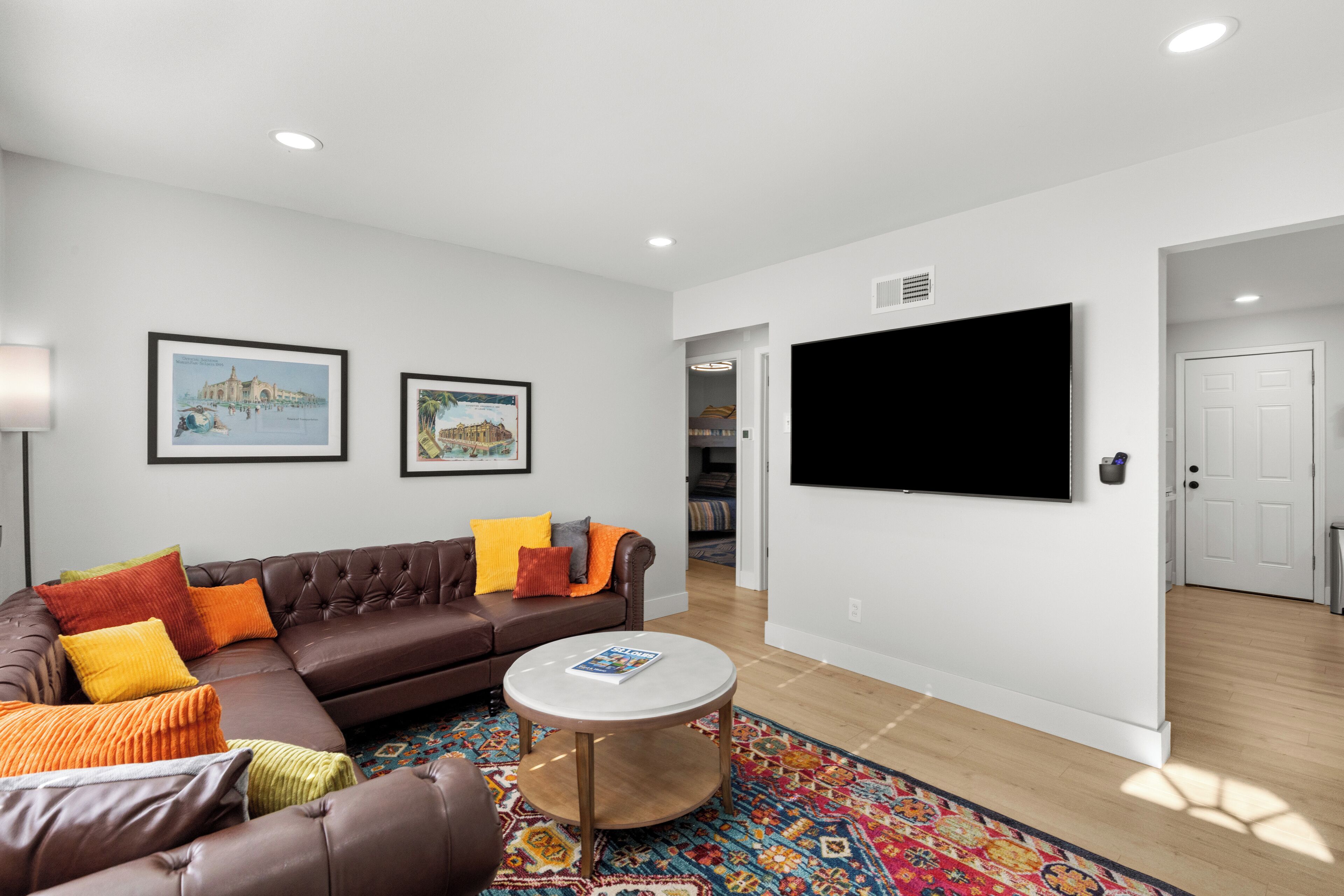 TV connectée, cheminée