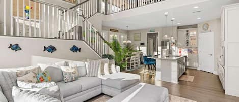 Televisión y chimenea