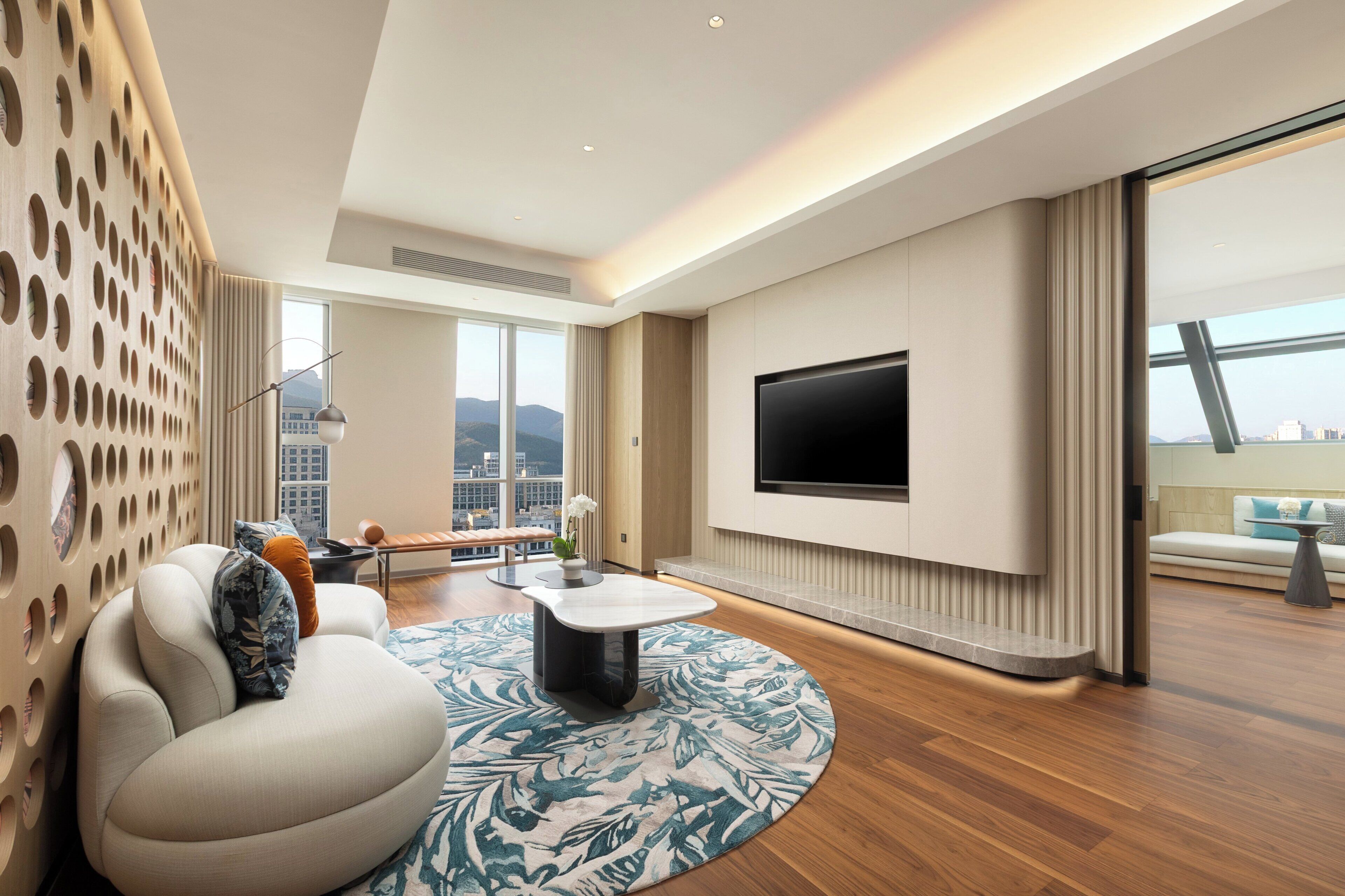 Suite, 1 habitación, vista al río (living area)