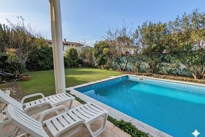 Una piscina riscaldata