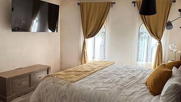 1 sovrum, strykjärn/strykbräda, internet och sängkläder