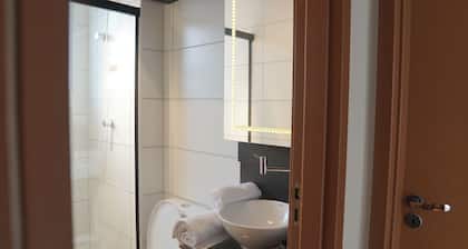 Cozy apartment just 3 minutes from the beach. Perfect for families.