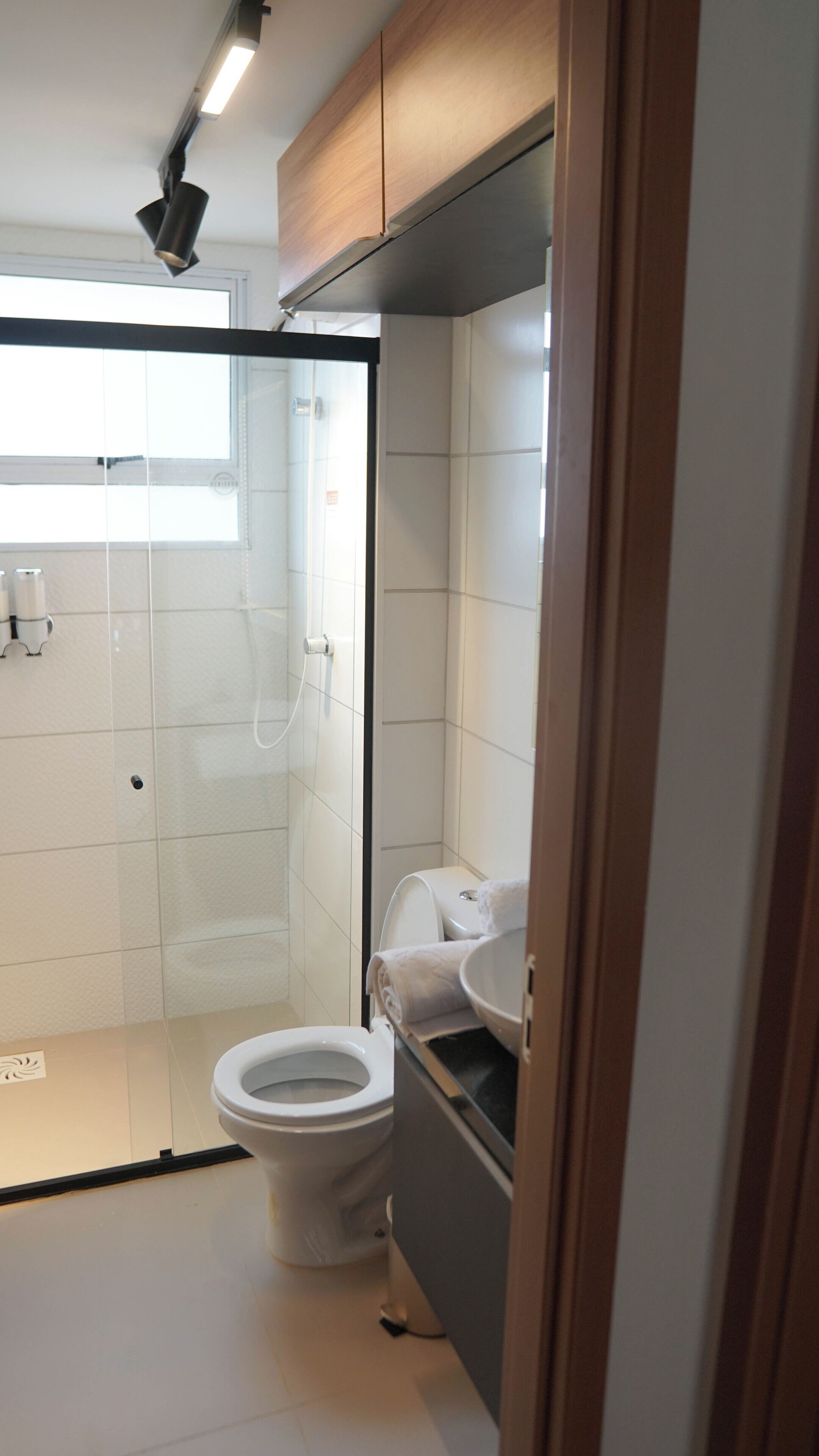 Towels, soap, toilet paper