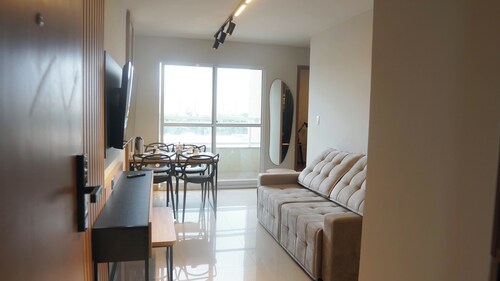 Cozy apartment just 3 minutes from the beach. Perfect for families.