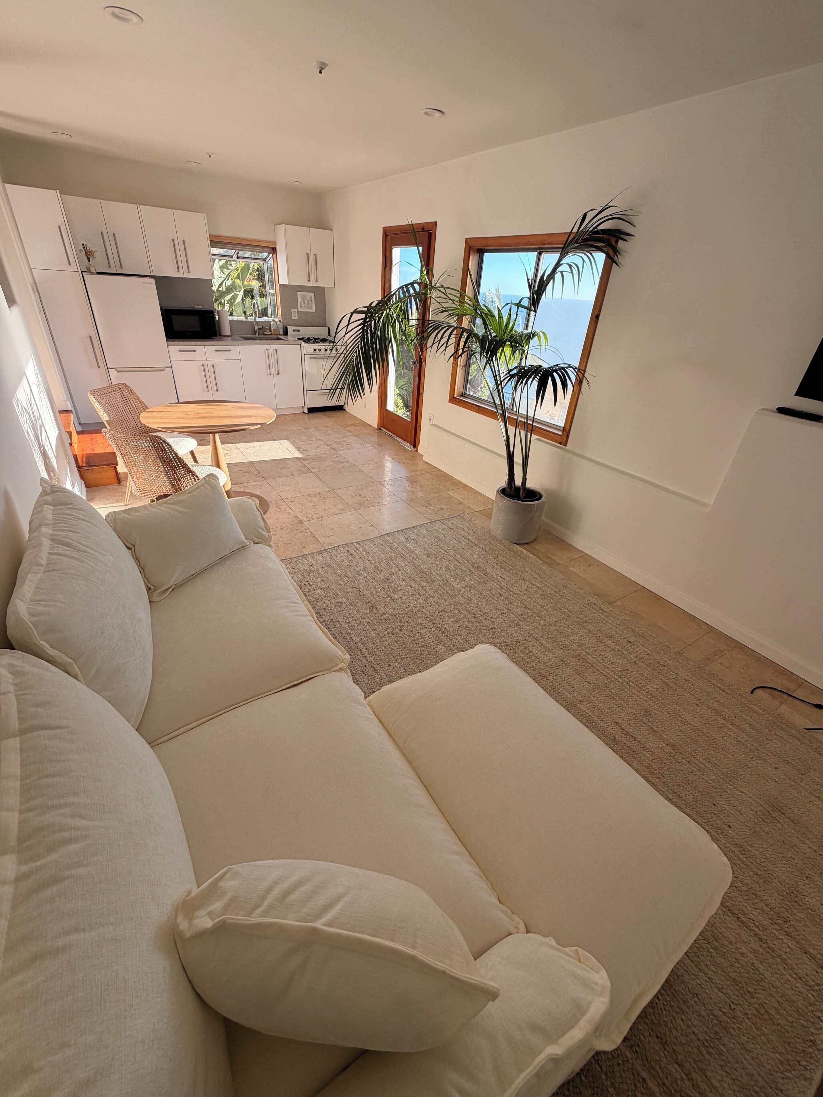 Télévision, cheminée, espaces bureaux