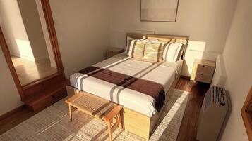 5 Schlafzimmer, Schreibtisch, Bügeleisen/Bügelbrett, WLAN