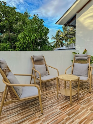 Chambre Supérieure Double ou avec lits jumeaux, vue ville | Terrasse/Patio