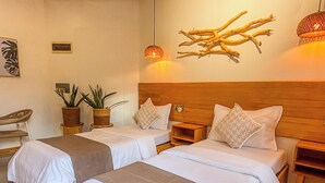 Quarto casal ou duplo superior, vista para a cidade