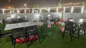 Dobbeltrom, balkong, byutsikt | Utsikt fra rommet