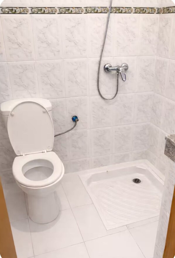 Towels, soap, toilet paper