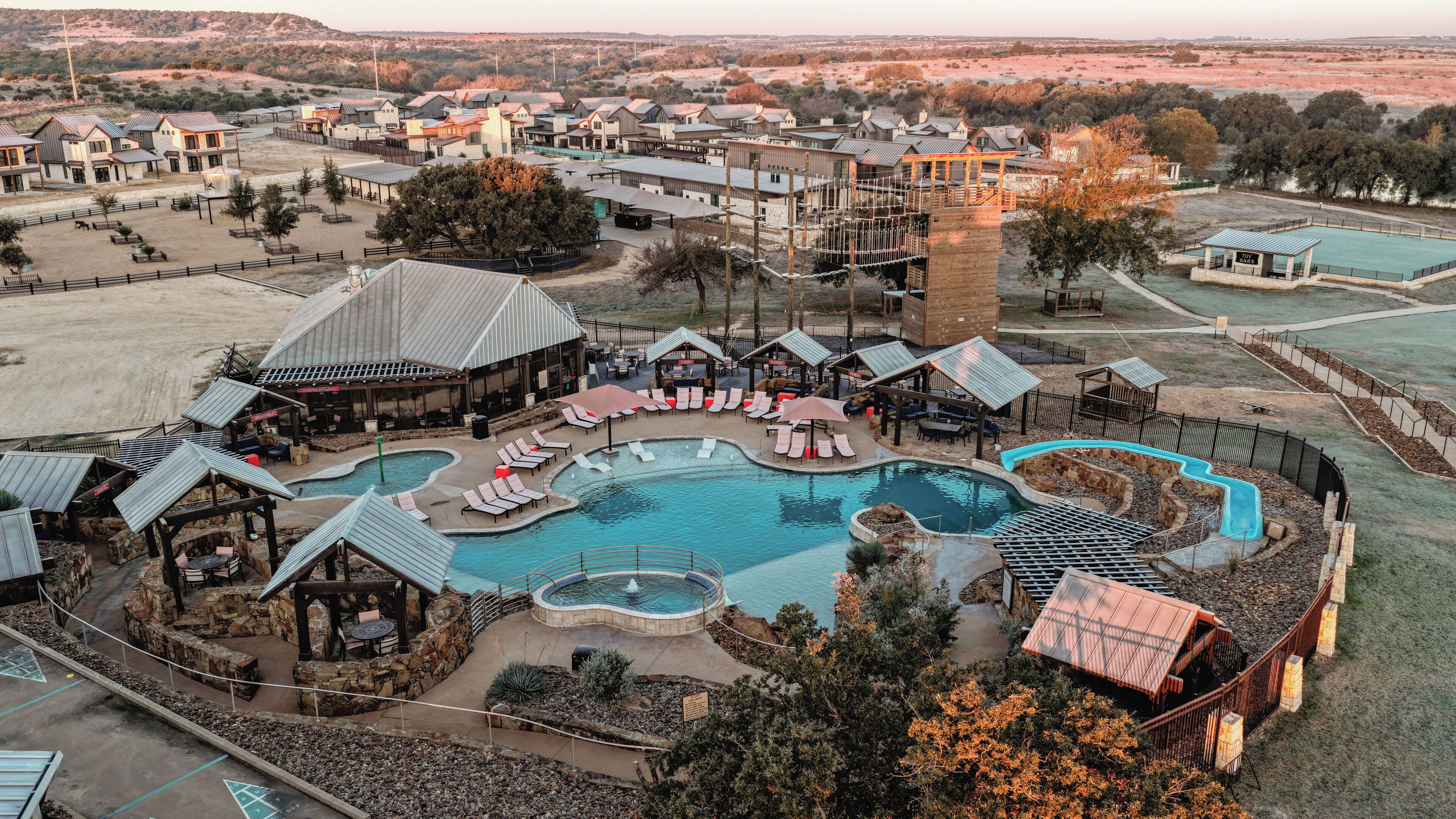 Alberca al aire libre por temporada 