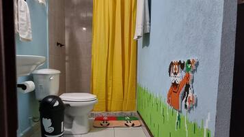 Towels, soap, toilet paper