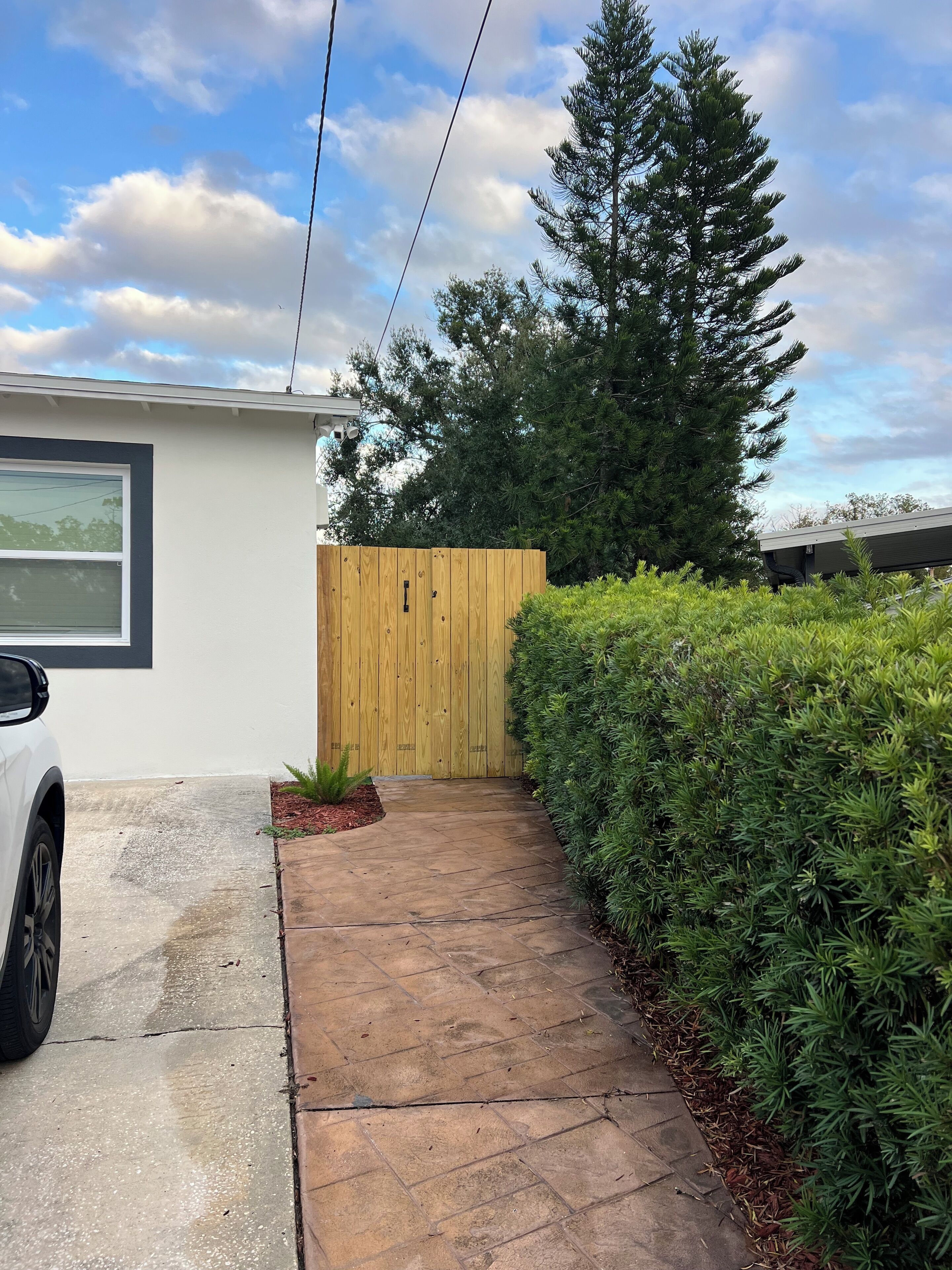 Enceinte de l’hébergement