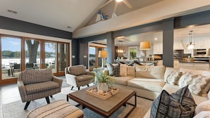 Unclassified image, 3 of 45, button - Lake Norman Lakefront w/ Private Beach, Dock, Hot Tub & Fire Pit Sandy Shore by Avantstay (Mooresville)