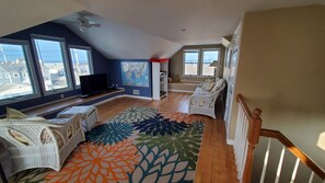 Living area - Steps from the beach!  Open floor plan perfect for large families! (Lavallette)
