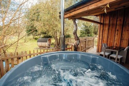 Cabin in the heart of the Ardennes! Nature, Nordic bath and Finnish sauna.