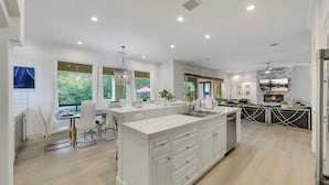 Coffee/tea maker, fridge, microwave, oven - Melrose Place: Pool, Spa, Fire Pit, Gameroom, EV! (Indio)