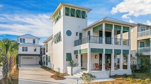 Exterior - Luxury 6BR Coastal Retreat w/ Pool, Spa, Game Room at Kiva Dunes (Gulf Shores)