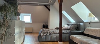 Top floor apartment in lovingly restored villa