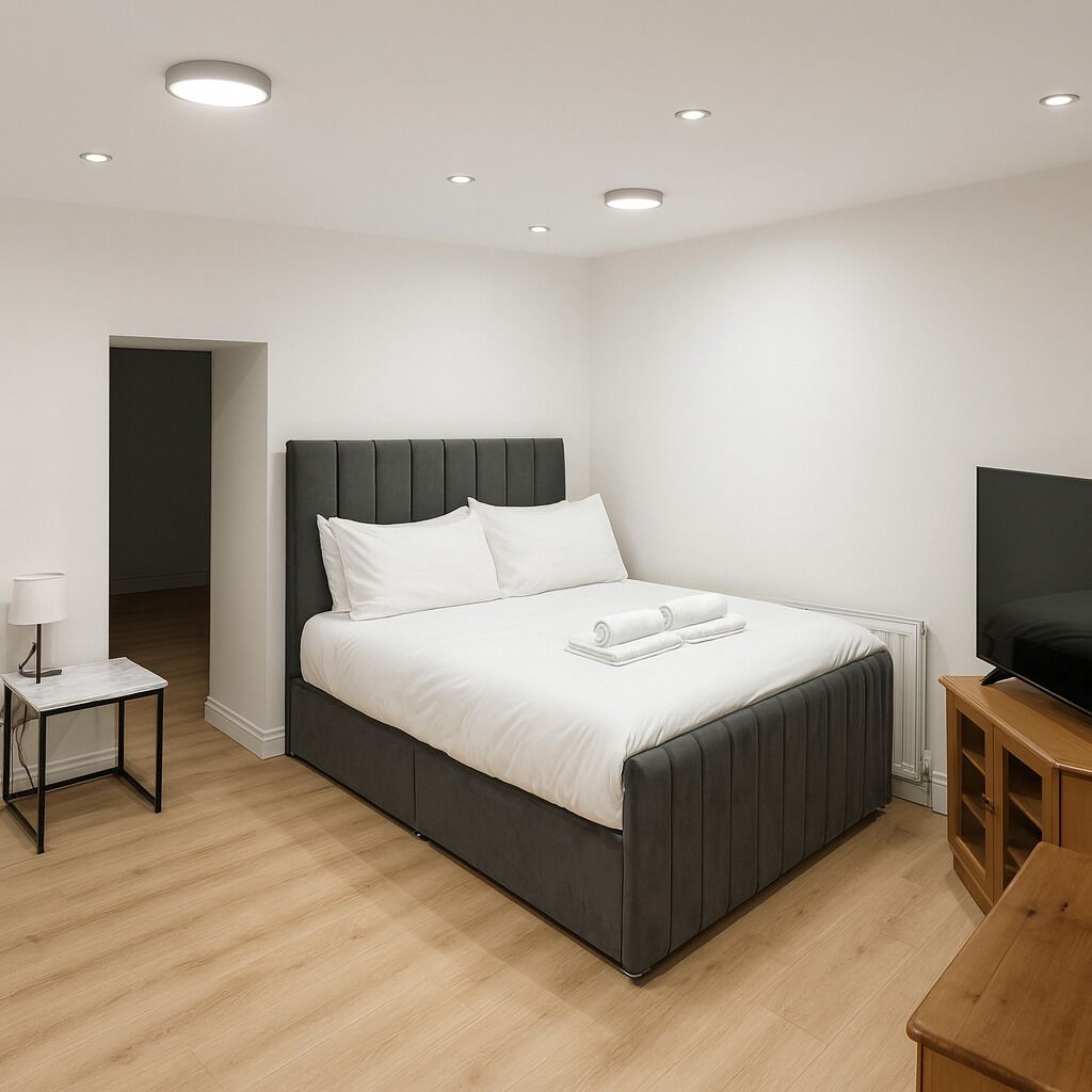 2 bedrooms, iron/ironing board, free WiFi, bed sheets