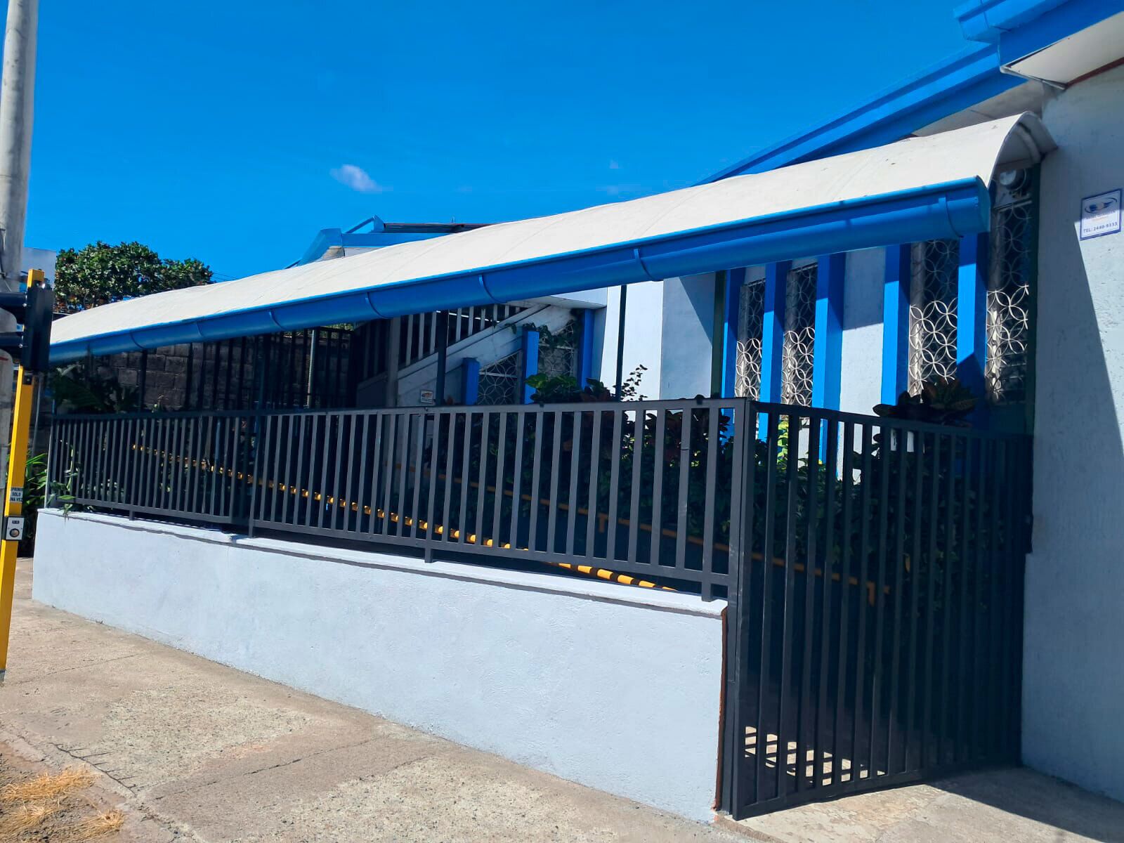 Façade de l’hébergement