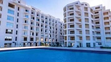 Chambre, 1 chambre, accessible aux personnes à mobilité réduite, fumeur | Piscine