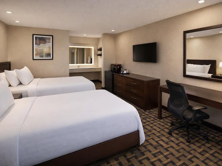 Double Room | Desk, laptop workspace, blackout drapes, iron/ironing board