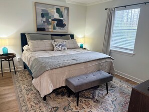 2 bedrooms, WiFi, bed sheets, wheelchair access