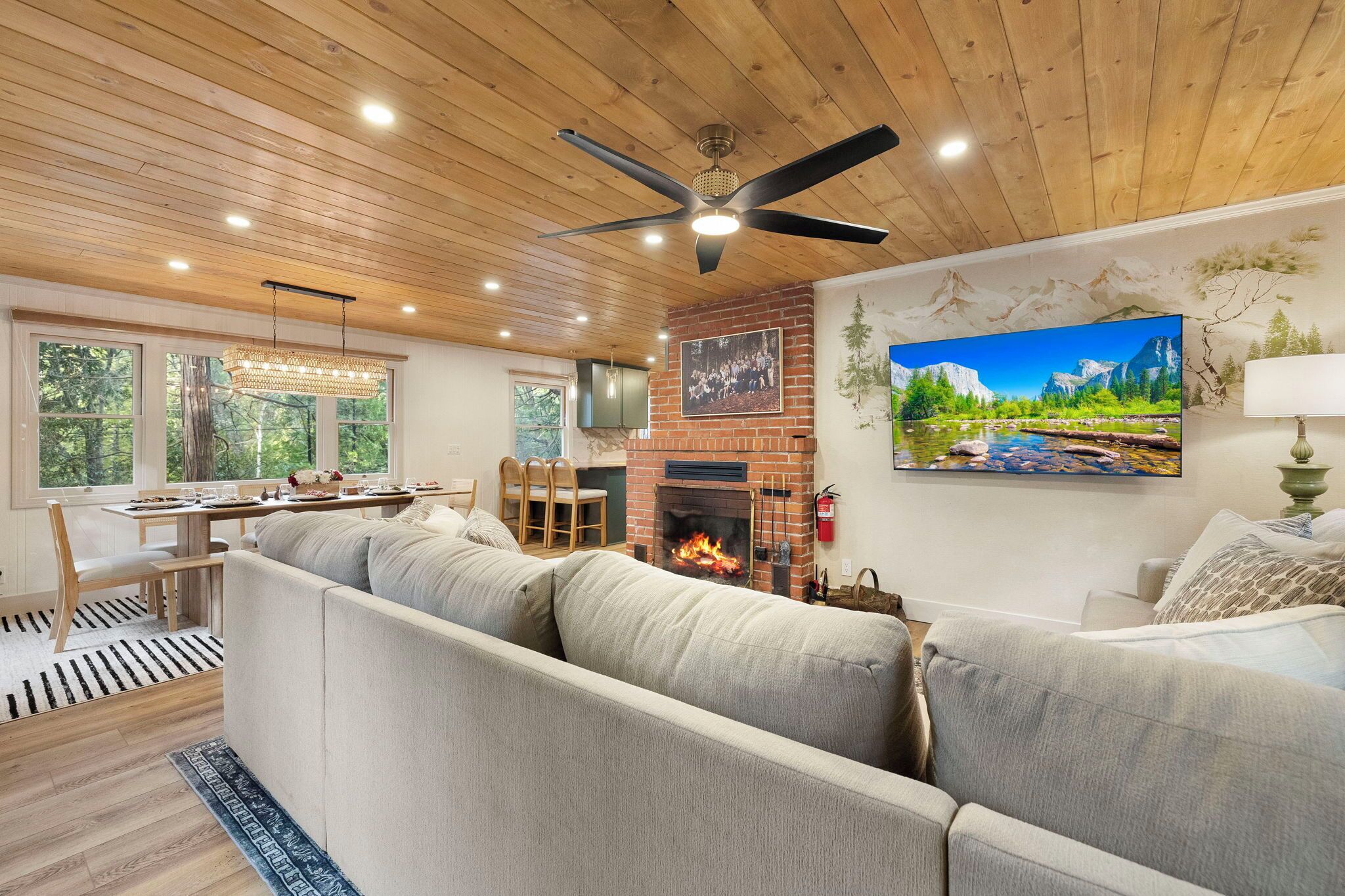 تلفزيون ذكي، مدفأة، كُتُب