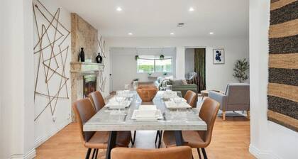 Boho Retreat: Pool, Spa, Patio, BBQ, Games & Studio