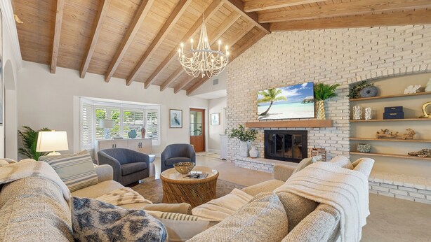 Unclassified image, 1 of 71, button - Waterfront Lux 4BR! New Reno with Heated Pool + Outdoor Kitchen (Lighthouse Point)