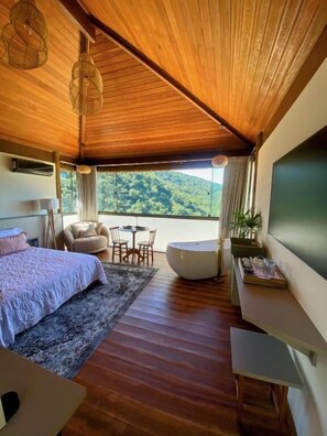 Deluxe Chalet, 1 Queen Bed, Non Smoking, Sea View - Sitio Morro Do Balaio (Guarapari)