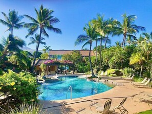 Pool - Large Updated 1 Bed/2 Bath near Ocean and Beach - Maui Kamaole B107 (Kihei)