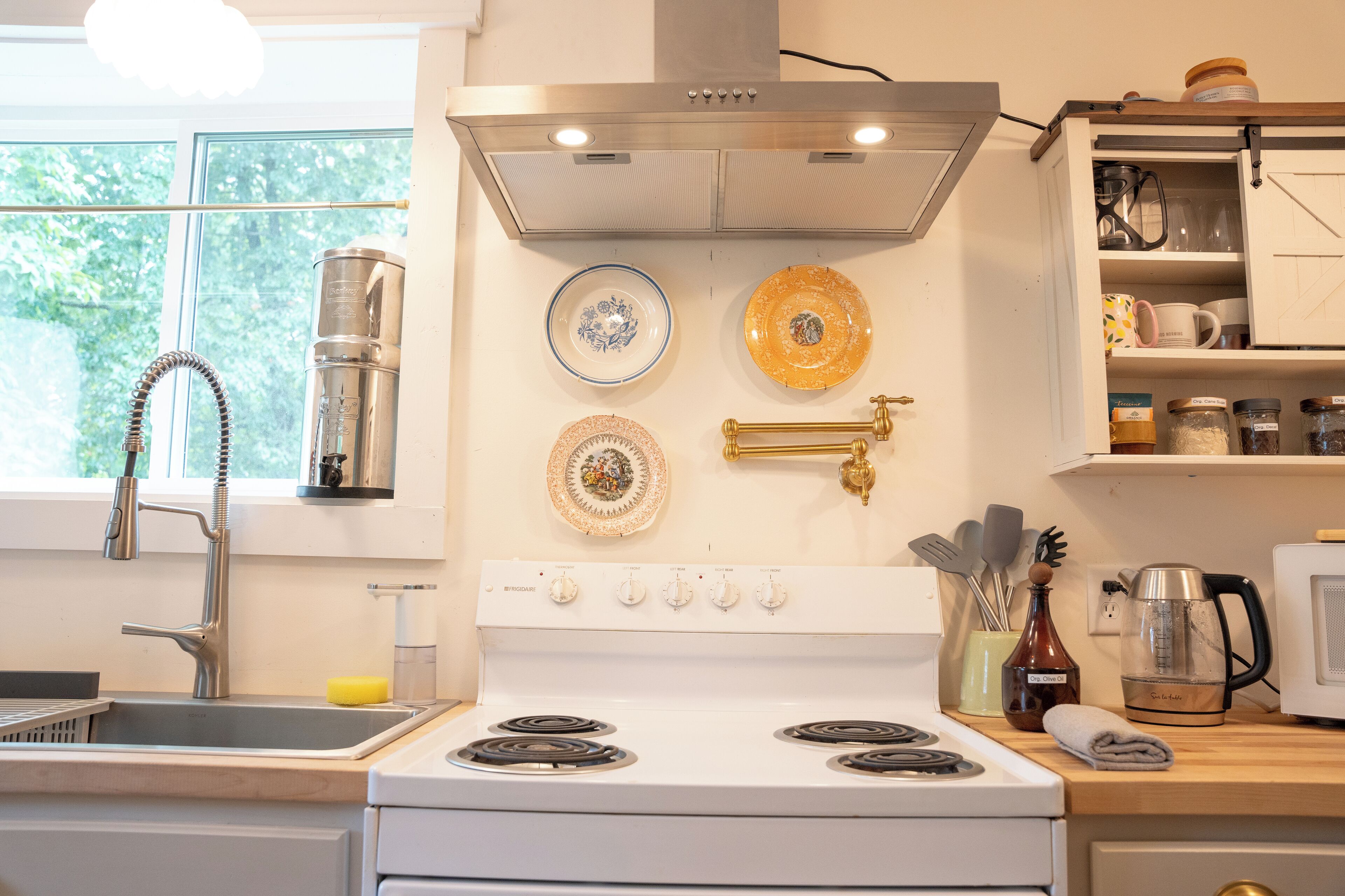 Microwave, oven, stovetop