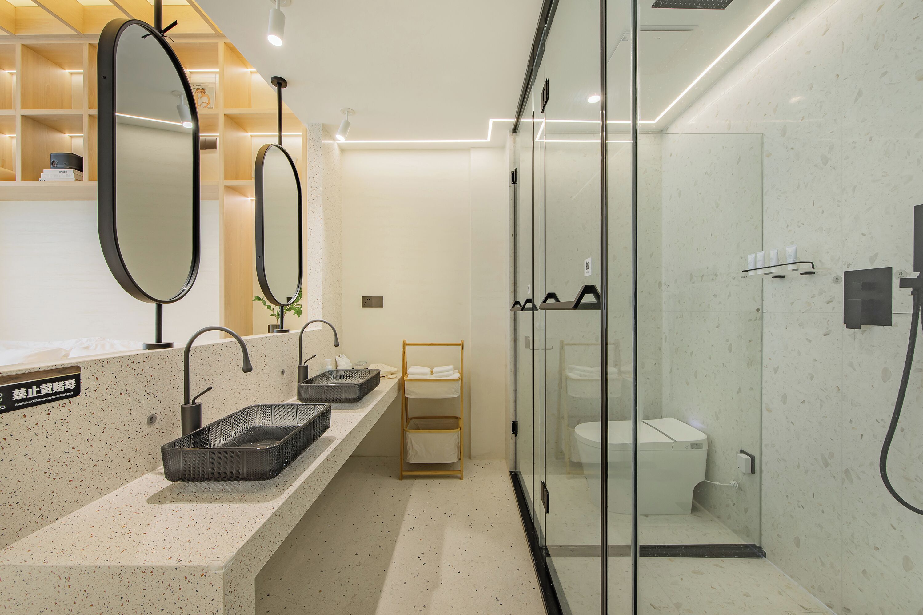 Signature Double Room, Patio, Hill View | Bathroom | Free toiletries, hair dryer, children's robes, slippers