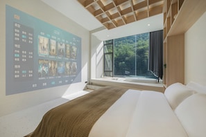 Signature Double Room, Patio, Hill View | Television - Qingcen Manor (Huzhou)